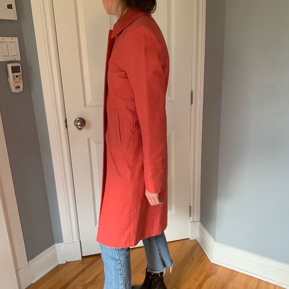 Smart Set coral light trench coat thick cotton - Picture 6 of 11